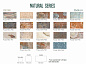 Фарфоровая плитка SERAPOOL Natural series "Fossil Mix" 16.5 х 16.5 см (арт.FM165165)