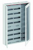 Шкаф ComfortLine 168М навесной с медиапанелями IP30, 1100x800x160 между DIN-рейками 125 мм и самозажимными клеммами N/PE и Wi-Fi дверью с вент. отверстиями CA37VMW 2CPX052227R9999 ABB (арт.2070367764)