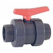 Шаровой кран ПВХ CEPEX 50 мм серия PN10 (уплотнение шара PE, остальные EPDM) (арт.02502)