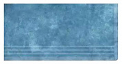 Пплитка для лестниц SERAPOOL Natural series "Piazza Cobalt" 33 х 66 см, правая (арт.PCSTR)