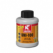 Клей для ПВХ UNI-100 (бутылка с кисточкой) 0,5 л GRIFFON (арт.6111042)