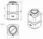 Емкость L 500л , 750х750х1230 мм, синяя (арт.103.0500.601.0)