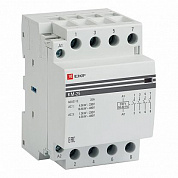 Контактор 25А 4NО (3 мод.) Кат=230в модульный КМ (km-3-25-40) EKF (арт.2054100976)