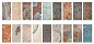 Фарфоровая плитка SERAPOOL Natural series "Fossil Mix" 16.5 х 16.5 см (арт.FM165165)
