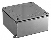 Распаячная коробка АС квадрат, нерж. AISI 316 (арт.АС 10.020/L)