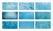Фарфоровая плитка SERAPOOL Natural series "Blue Bead" 10 х 10 см (арт.BB1010)