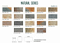 Фарфоровая плитка SERAPOOL Natural series "Pool Mix" 33 х 66 см (арт.PM3366)
