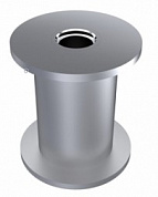 Закладная для подголовника АС, плитка, нерж. AISI 316L (арт.АС 04.041/L)