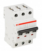 Выключатель автоматический 10A 6kA 3П трехполюсный SH203 C 2CDS213001R0104 ABB (арт.1327157972)